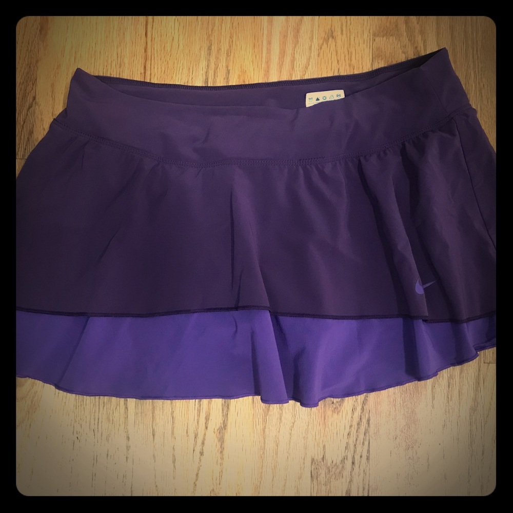 Women’s Nike Dri-fit Skirt Skort Short Purple